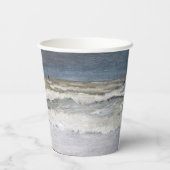 クロード・モネ – ラフ・シー・アット・エレット 紙コップ (裏面)