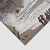 クロード・モネ – ラフ・シー・アット・エレット 薄葉紙 (詳細)