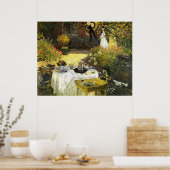 クロード・モネ:ランチ ポスター (キッチン)