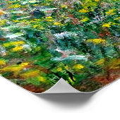 クロード・モネ：ラ・カヴィー・ポーヴィルの道 ポスター (角)