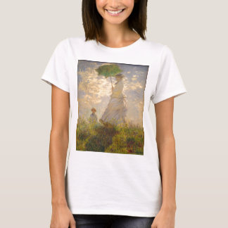 クロード・モネ//ラ・プロムナード//傘 Tシャツ