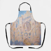 クロード・モネ - ルアン大聖堂の夕日 エプロン (正面)