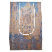 クロード・モネ - ルアン大聖堂の夕日 ミディアムペーパーバッグ (裏面)