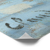 クロード・モネ – ルーアンでセーヌ川に乗る船 ポスター (角)