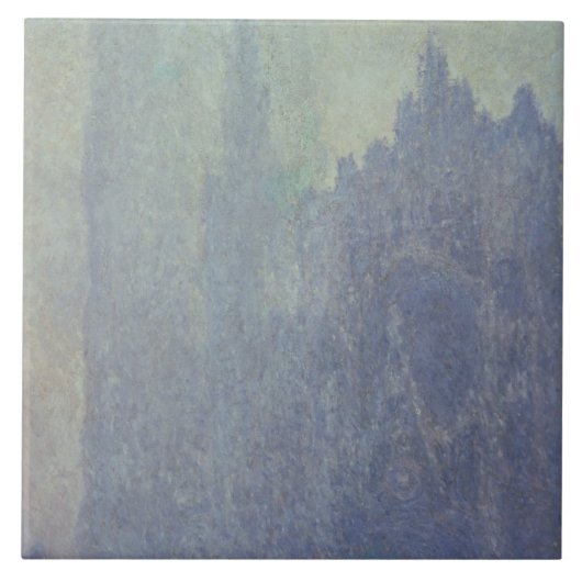 クロード・モネ|ルーアンのカテドラル、霧深い天候 タイル (正面)