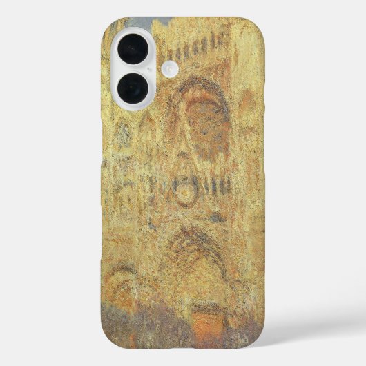 クロード・モネ「ルーアン大聖堂、サンセット」 Case-Mate iPhoneケース (裏面)