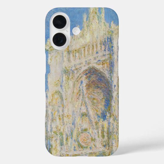 クロード・モネ 「ルーアン大聖堂 朝の光 正門」 Case-Mate iPhoneケース (裏面)