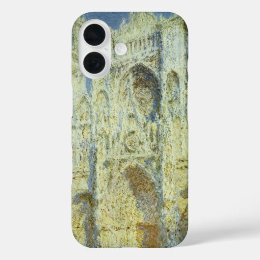 クロード・モネ「ルーアン大聖堂 西正面 日光」 Case-Mate iPhoneケース (裏面)