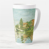 クロード・モネ。レガタスアットアルジェンテウイル カフェラテマグ (右アングル)