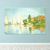 クロード・モネ。レガタスアットアルジェンテウイル キャンバスプリント (インサイチュ (ウッドフロア))