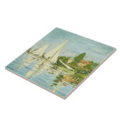 クロード・モネ。レガタスアットアルジェンテウイル タイル (側面)