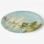 クロード・モネ。レガタスアットアルジェンテウイル ペーパープレート (アングル)