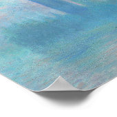 クロード・モネ。ロンドン国会議事堂。青 ポスター (角)