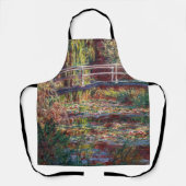 クロード・モネ - ワリリアン池、ピンクの調和 エプロン (正面)