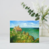 クロード・モネ: ヴァランジェヴィルにある漁師の家 ポストカード (スタンド正面)