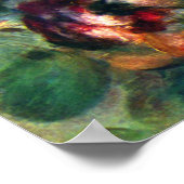 クロード・モネ – ヴァージモンの静物性バラ ポスター (角)