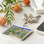 クロード・モネ - ヴェテイユの庭 キーホルダー (側面)