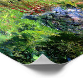 クロード・モネ・ヴェテウイルのアーティストガーデン ポスター (角)