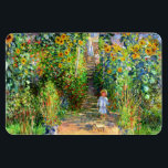 クロード・モネ：ヴェテウイルのモネの庭 マグネット<br><div class="desc">印象派の画家クロード・モネ色彩の鮮やかーによる別の素晴らしいクラシックの夏のマグフランスのネット。</div>