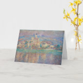 クロード・モネ – ヴェテウイル、サンセット カード (黄色い花)
