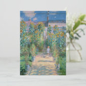 クロード・モネ - ヴェテュイユの庭園 招待状 (スタンド正面)