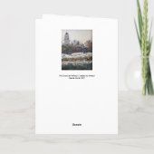 クロード・モネ - ヴェテュイユの教会 カード (裏面)