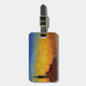 クロード・モネ//ヴェネツィア・トワイライト ラゲッジタグ (正面縦)