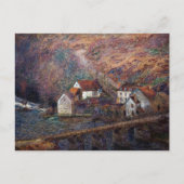 クロード・モネ - ヴェルヴィーの橋 ポストカード (正面)