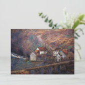 クロード・モネ - ヴェルヴィーの橋 招待状 (スタンド正面)