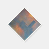 クロード・モネ – 下院ロンドン スタンダードカクテルナプキン (角)