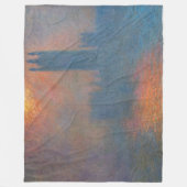 クロード・モネ – 下院ロンドン フリースブランケット (正面)