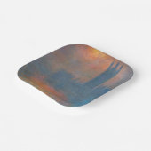 クロード・モネ – 下院ロンドン ペーパープレート (傾斜あり)