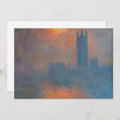 クロード・モネ – 下院ロンドン 招待状 (正面/裏面)