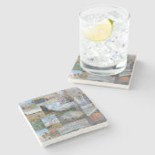 クロード・モネ -傑作パッチワーク ストーンコースター (横)