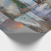 クロード・モネ - 傑作パッチワーク ラッピングペーパー (角)