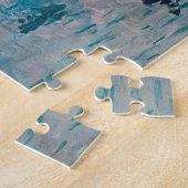 クロード・モネ　印象派の朝の光　フランス語 ジグソーパズル (側面)