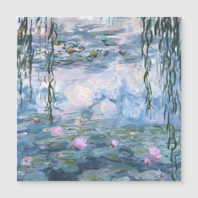 クロード・モネ 印象派の睡蓮の絵画 (正面)