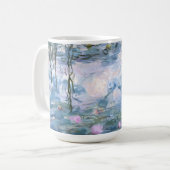 クロード・モネ 印象派の睡蓮の絵画 コーヒーマグカップ (正面左)