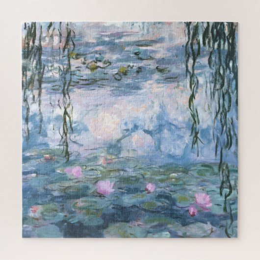 クロード・モネ 印象派の睡蓮の絵画 ジグソーパズル (縦)
