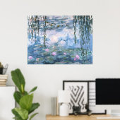 クロード・モネ 印象派の睡蓮の絵画 ポスター (ホームオフィス)