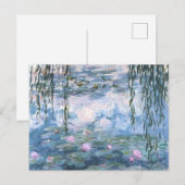 クロード・モネ 印象派の睡蓮の絵画 ポストカード (正面/裏面)