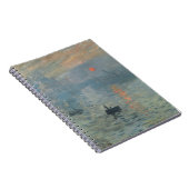 クロード・モネ 印象派 朝の太陽 ソレイユ・レヴァン ノートブック (右側)