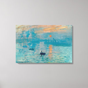 クロード・モネ-印象、日の出1872年 キャンバスプリント