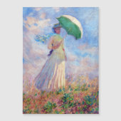 クロード・モネ - 右を向いた日傘の女 (正面)