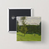 クロード・モネ|国、c.1870-71の列車 缶バッジ (正面&裏面)