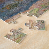 クロード・モネ - 夏の終わりの麦畑 ジグソーパズル (側面)