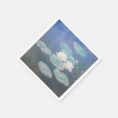 クロード・モネ - 夕焼けのハスの花 スタンダードカクテルナプキン (角)