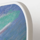 クロード・モネ - 夕焼けのハスの花 ピックルボールラケット (左詳細)