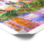 クロード・モネ – 太陽のポプラ ポスター (角)