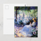 クロード・モネ – 女読性 ポストカード (正面/裏面)